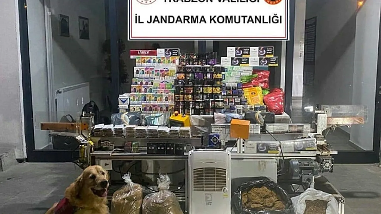 Trabzonda jandarma ve polisten ortak operasyon