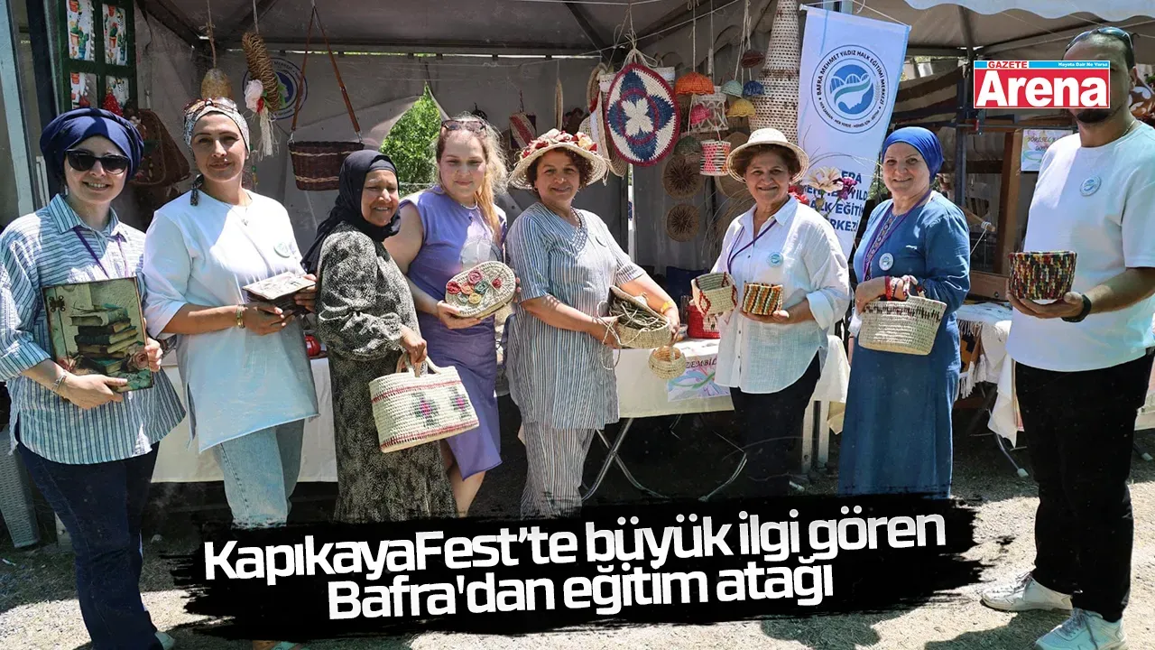 KapıkayaFest’te büyük ilgi gören Bafra'dan eğitim atağı