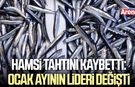 Hamsi tahtını kaybetti: Ocak ayının lideri değişti