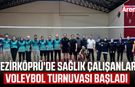 Vezirköprü'de sağlık çalışanları voleybol turnuvası başladı
