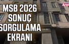 MSB 2026 sonuç sorgulama ekranı