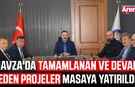 Havza'da tamamlanan ve devam eden projeler masaya yatırıldı