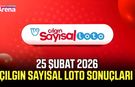 25 Şubat 2026 Çılgın Sayısal Loto sonuçları