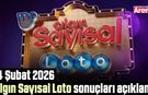 14 Şubat 2026 Çılgın Sayısal Loto sonuçları