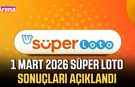 1 Mart 2026 Süper Loto sonuçları açıklandı