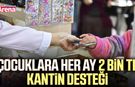 Çocuklara her ay 2 bin TL kantin desteği