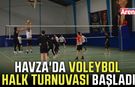 Havza'da voleybol halk turnuvası başladı