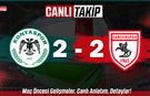 Samsunspor - Konyaspor maçının kritik dakikaları