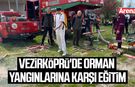 Vezirköprü'de orman yangını gönüllüsü eğitimi