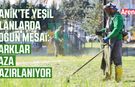 Canik'te parklar yaza hazırlanıyor