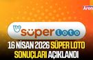 16 Nisan 2026 Süper Loto sonuçları açıklandı