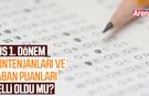 TUS 1. dönem kontenjanları ve taban puanları belli oldu mu?