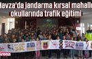 Havza'da jandarma kırsal mahalle okullarında trafik eğitimi
