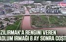 Kızılırmak'a rengini veren Fadlum ırmağı 8 ay sonra coştu