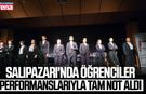 Salıpazarı'nda öğrenciler performanslarıyla tam not aldı