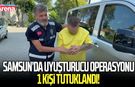 Samsun’da uyuşturucu operasyonu: 1 kişi tutuklandı