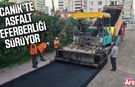 Canik’te asfalt seferberliği sürüyor