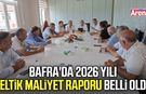 Bafra'da 2026 yılı çeltik maliyet raporu belli oldu