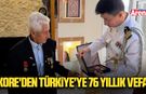Kore'den Türkiye'ye 76 yıllık vefa