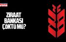 Ziraat Bankası çöktü mü?