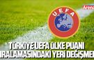 Türkiye UEFA ülke puanı sıralamasındaki yeri değişmedi