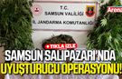 Samsun Salıpazarı'nda uyuşturucu operasyonu