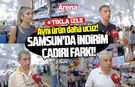 Aynı ürün daha ucuz! Samsun'da indirim çadırı farkı