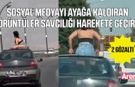 Otomobilin tavanındaki görüntüler olay oldu: 2 gözaltı