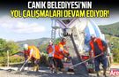 Samsun Canik'te yol çalışmaları devam ediyor!