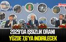 2029’da işsizlik oranı yüzde 7,6’ya indirilecek