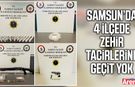 Samsun’da 4 ilçede zehir tacirlerine geçit yok