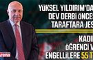 Samsunspor Başkanı Yıldırım'dan dev derbi öncesi taraftara jest
