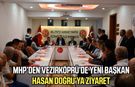 MHP'den Vezirköprü'de yeni başkan Hasan Doğru'ya ziyaret