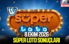 8 Ekim 2026 Süper Loto sonuçları belli oldu