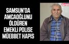 Samsun’da amcaoğlunu öldüren emekli polise müebbet hapis