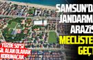Samsun'da jandarma alanının yarısı yeşil kalacak