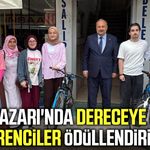 Salıpazarı'nda dereceye giren öğrenciler ödüllendirildi