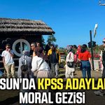 Samsun'da KPSS adaylarına moral gezisi