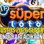 11 Ağustos 2026 Süper Loto sonuçları açıklandı
