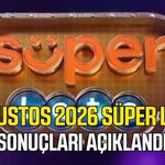 6 Ağustos 2026 Süper Loto sonuçları açıklandı