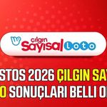 8 Ağustos 2026 Çılgın Sayısal Loto sonuçları belli oldu
