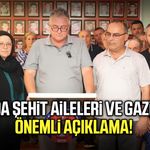 Bafra’da şehit aileleri ve gazilerden önemli açıklama