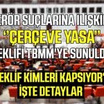 çerçeve yasa teklifi TBMM'ye sunuldu