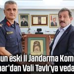 Samsun İl Jandarma Komutanı Bakçepınar’dan Vali Tavlı’ya veda ziyareti