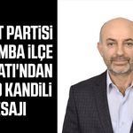 Saadet Partisi Çarşamba İlçe Teşkilatı'ndan Mevlid Kandili mesajı
