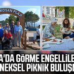 Bafra'da görme engellilerden geleneksel piknik buluşması