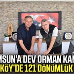 Samsun’a dev orman kampı! Tekkeköy’de 121 dönümlük proje