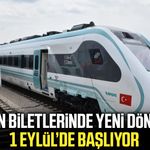Tren biletlerinde yeni dönem! 1 Eylül’de başlıyor