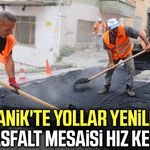 Canik'te yollar yenileniyor! Asfalt mesaisi hız kesmiyor