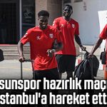 Samsunspor hazırlık maçı için İstanbul'a hareket etti